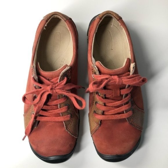 Keen Presidio Red Lace Up Sneakers Size 6 - Picture 12 of 12